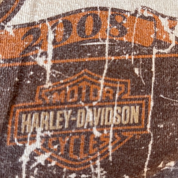 '08 HARLEY DAVIDSON Size XXL 2-side 105 Years of Great Motorcycles STURGIS Rally - Picture 9 of 14